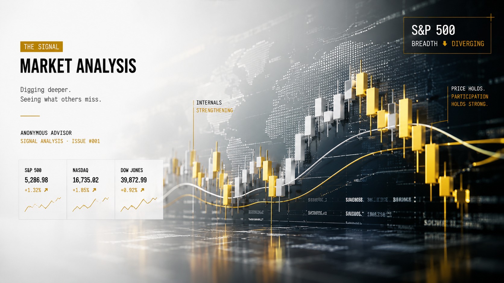 Premium gold candlestick market analysis